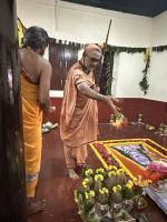 Purnahuti and Pujana by HH Swamiji at Shri Vishveshwara Venugopala Temple; Paduka Pujana (14 Feb 2026) Pictures Courtesy of Shri Shriram Shirali